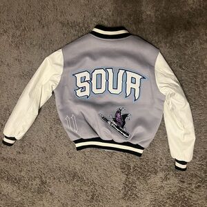 Olivia Rodrigo Lavender SOUR Varsity Jacket Size Small